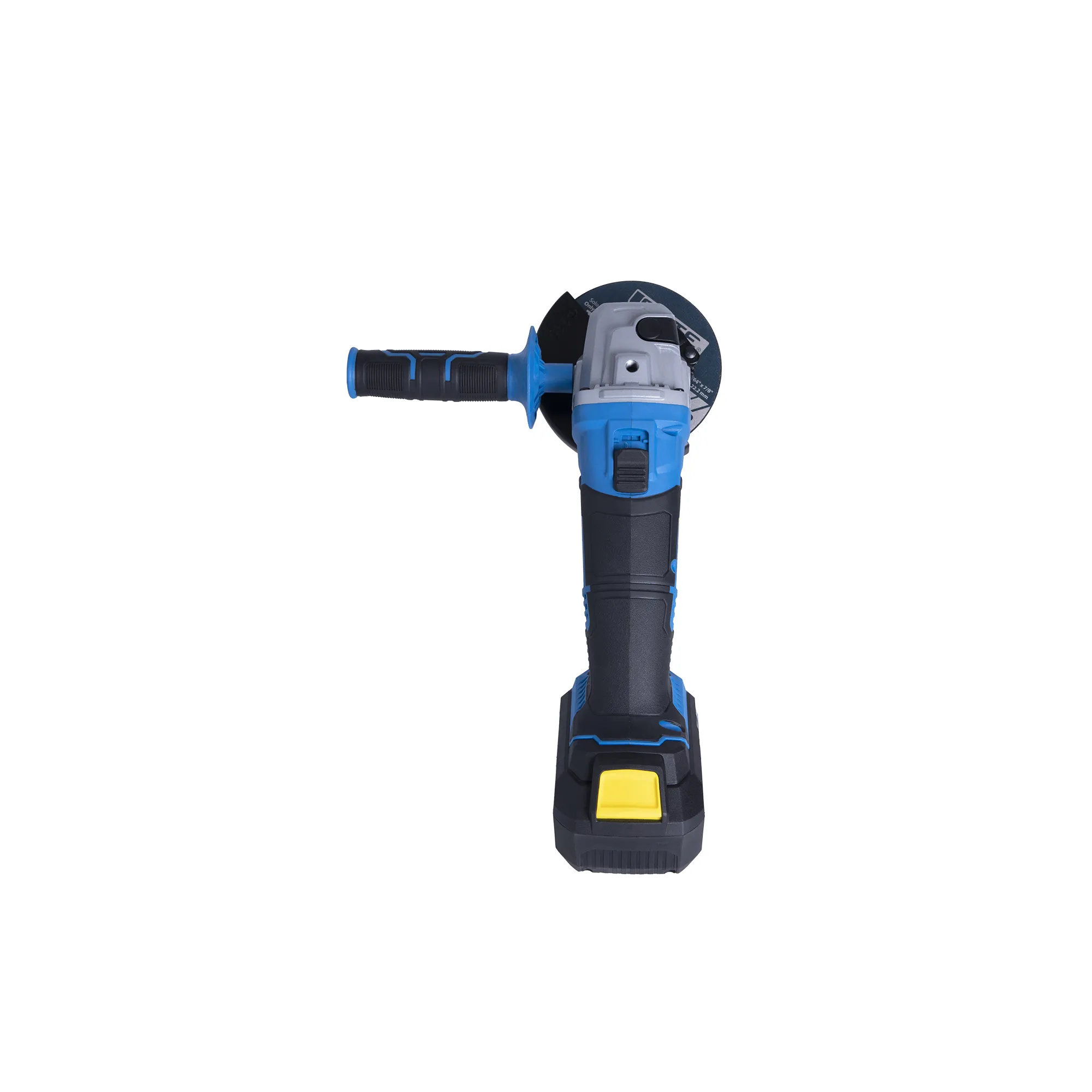 Esmeriladora inalámbrica 4-1/2 pulg, 20V, 10.000 RPM ELITE con Batería, Cargador, Estuche Plástico, Mango Auxiliar, Guarda Disco y Llave de ajuste